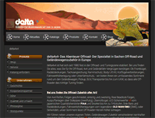 Tablet Screenshot of delta4x4.com